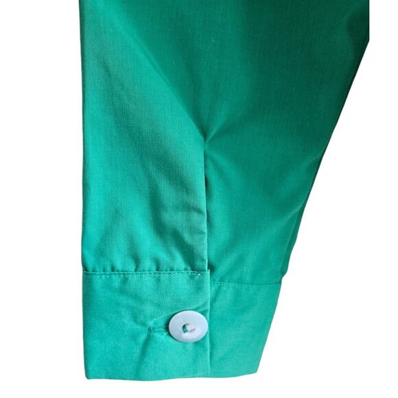 FASHION NOVA Women's M Shirt Kelly Green Button Up Long Sleeve NEW NWT - Picture 7 of 10